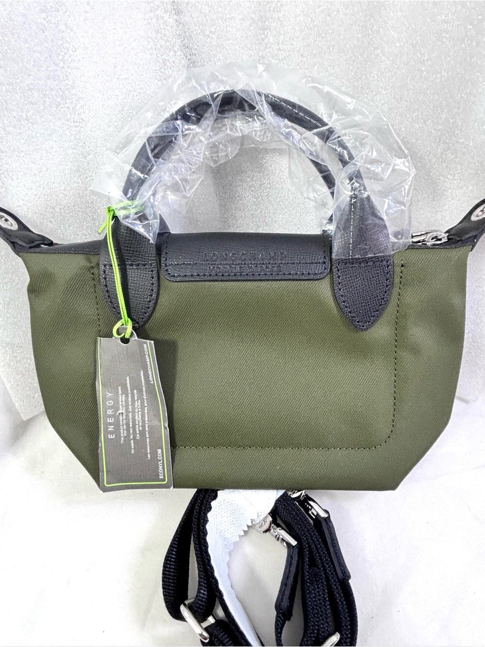 Longchamp Le Pliage Energy Xs Handbag. Green. - Picture 4 of 16
